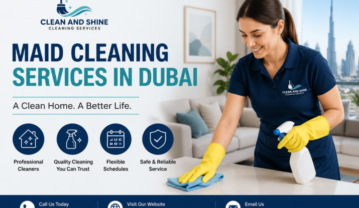 Maid cleaning services in Dubai by Clean and Shine Cleaning Services