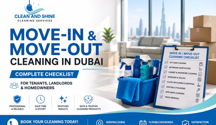 Move-in and move-out cleaning Dubai services